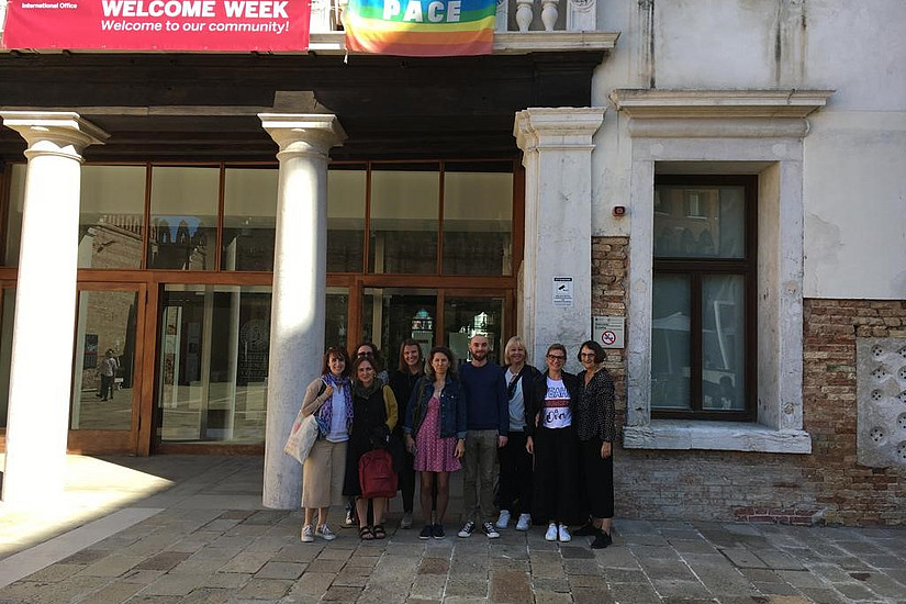 Team Photo of Second transnational meeting in Venice